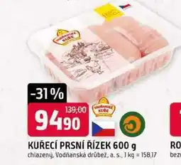 Trefa KUŘECÍ PRSNÍ ŘÍZEK 600 g chlazený nabídka