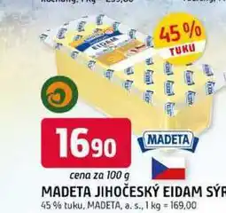 Trefa MADETA JIHOČESKÝ EIDAM SÝR 45% tuku nabídka