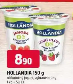 Trefa HOLLANDIA 150 g nizkotučny jogurt, vybrané druhy nabídka