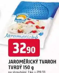 Trefa JAROMĚŘICKÝ TVAROH TVRDÝ 150 g na strouhání nabídka
