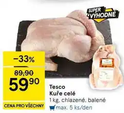 Tesco Tesco Kuře celé, 1 kg, chlazené, balené nabídka
