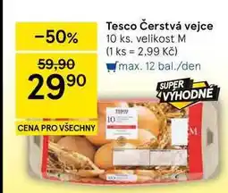 Tesco Tesco Čerstvá vejce, 10 ks, velikost M nabídka