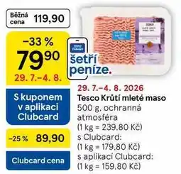 Tesco Tesco Krůtí mleté maso nabídka