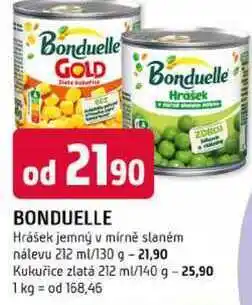 Trefa BONDUELLE Hrášek jemný v mírně slaném nálevu nabídka