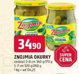 Trefa ZNOJMIA OKURKY cocktail 3-6 cm nabídka