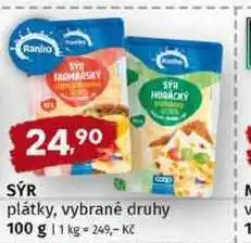 Trefa Ranko sýr, plátky nabídka