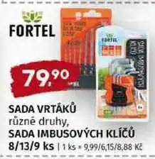 Trefa FORTEL SADA IMBUSOVÝCH KLÍČŮ 8/13/9 ks nabídka