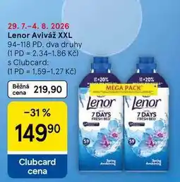 Tesco Lenor Aviváž XXL, 94-118 PD nabídka