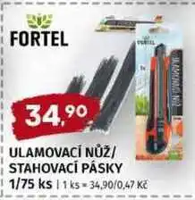 Trefa ULAMOVACÍ NŮŽ/ STAHOVACÍ PÁSKY 1/75 ks nabídka