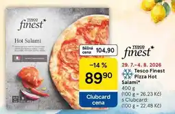 Tesco Tesco Finest Pizza Hot Salami nabídka