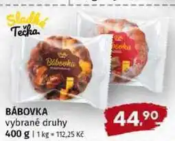Trefa Sladká Tečka BÁBOVKA vybrané druhy nabídka