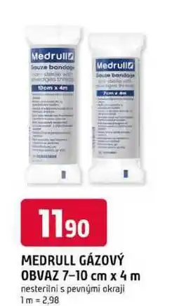 Trefa MEDRULL GÁZOVÝ OBVAZ 7-10 cm x 4 m nabídka