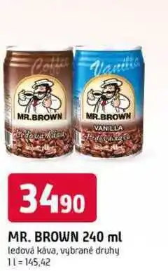 Trefa MR. BROWN 240 ml ledová káva nabídka