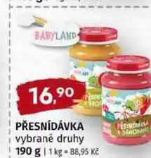 Trefa BABYLAND PŘESNÍDÁVKA vybrané druhy nabídka