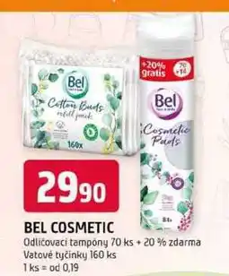 Trefa BEL COSMETIC Odličovací tampóny 70 ks + 20% zdarma nabídka