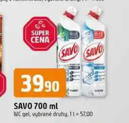 Trefa SAVO WC gel, vybrané druhy nabídka