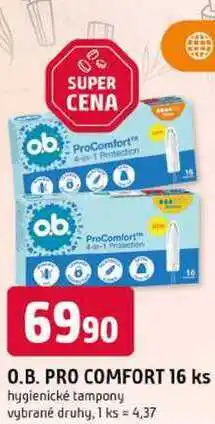 Trefa O.B. PRO COMFORT 16 ks nabídka
