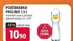 Trefa PODĚBRADKA PROLINIE 1,5L minerální voda s příchutí nabídka