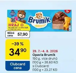 Tesco Opavia Brumik, 150 g, více druhů nabídka