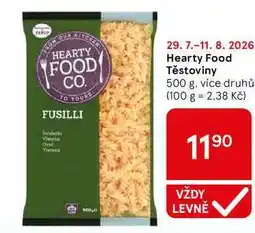 Tesco Hearty Food Těstoviny, 500 g, více druhů nabídka