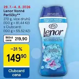 Tesco Lenor Vonné Perličky, 270 g, více druhů nabídka