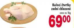 Qanto Kuřecí čtvrtky zadní chlazené nabídka