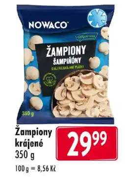 Qanto NOWACO Žampiony krájené nabídka