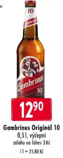 Qanto Gambrinus Originál 10 nabídka