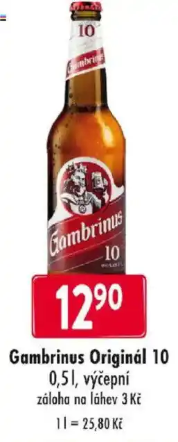 Qanto Gambrinus Originál 10 nabídka