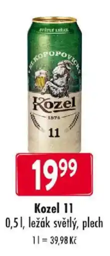 Qanto Kozel 11, ležák světlý nabídka
