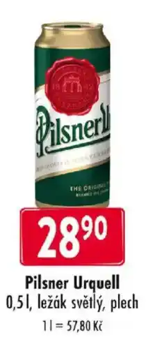 Qanto Pilsner Urquell, ležák světlý nabídka