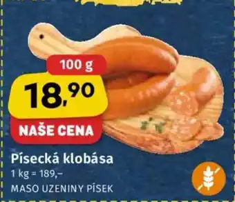 Coop Písecká klobása nabídka