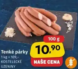 Coop Tenké párky nabídka