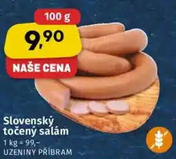 Coop Slovenský točený salám nabídka
