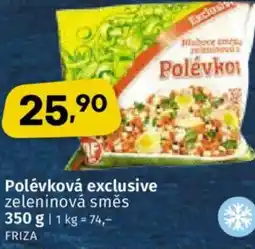 Coop Polévková exclusive zeleninová směs nabídka