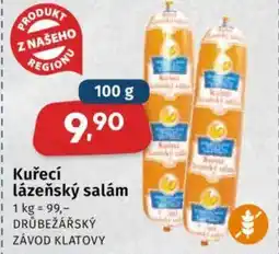 Coop Kuřecí lázeňský salám nabídka