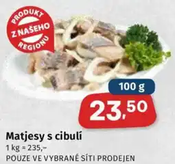 Coop Matjesy s cibulí nabídka