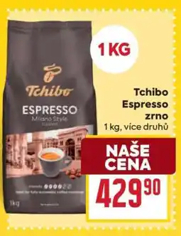 Billa Tchibo Espresso zrnko nabídka