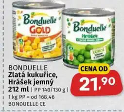 Coop BONDUELLE Zlatá kukuřice, Hrášek jemný nabídka