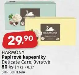 Coop HARMONY Papírové kapesníky nabídka