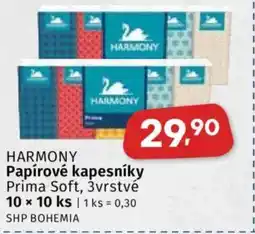 Coop HARMONY Papírové kapesníky nabídka