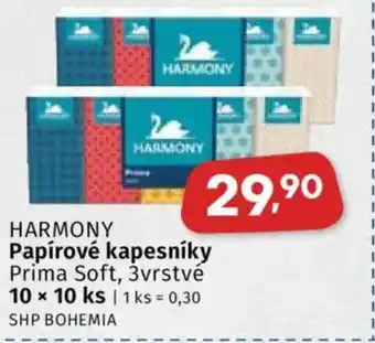 HARMONY Papírové kapesníky