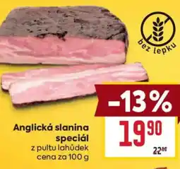 Billa Anglická slanina speciál nabídka