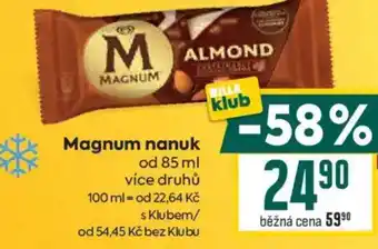 Billa Magnum nanuk nabídka