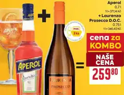 Billa Aperol + Laurenza Prosecco D.O.C. nabídka