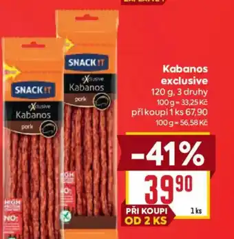 Billa Kabanos exclusive nabídka