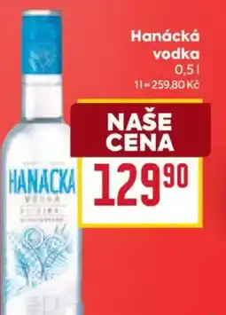 Billa Hanácká vodka nabídka