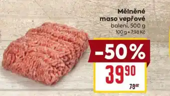 Billa Mělněné maso vepřové nabídka