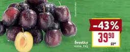Billa Švestky nabídka