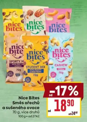 Billa Nice Bites Směs ořechů a sušeného ovoce nabídka